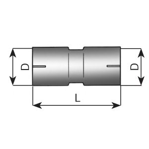 DINEX 93724 Pipe Connector, exhaust system
